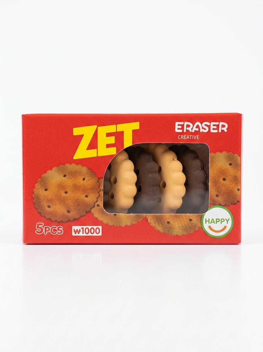 Cookies Zet Erasers - Pack of 5 Pcs
