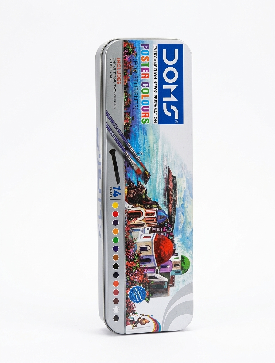 DOMS Poster Color 14 Shades (10ml Box)