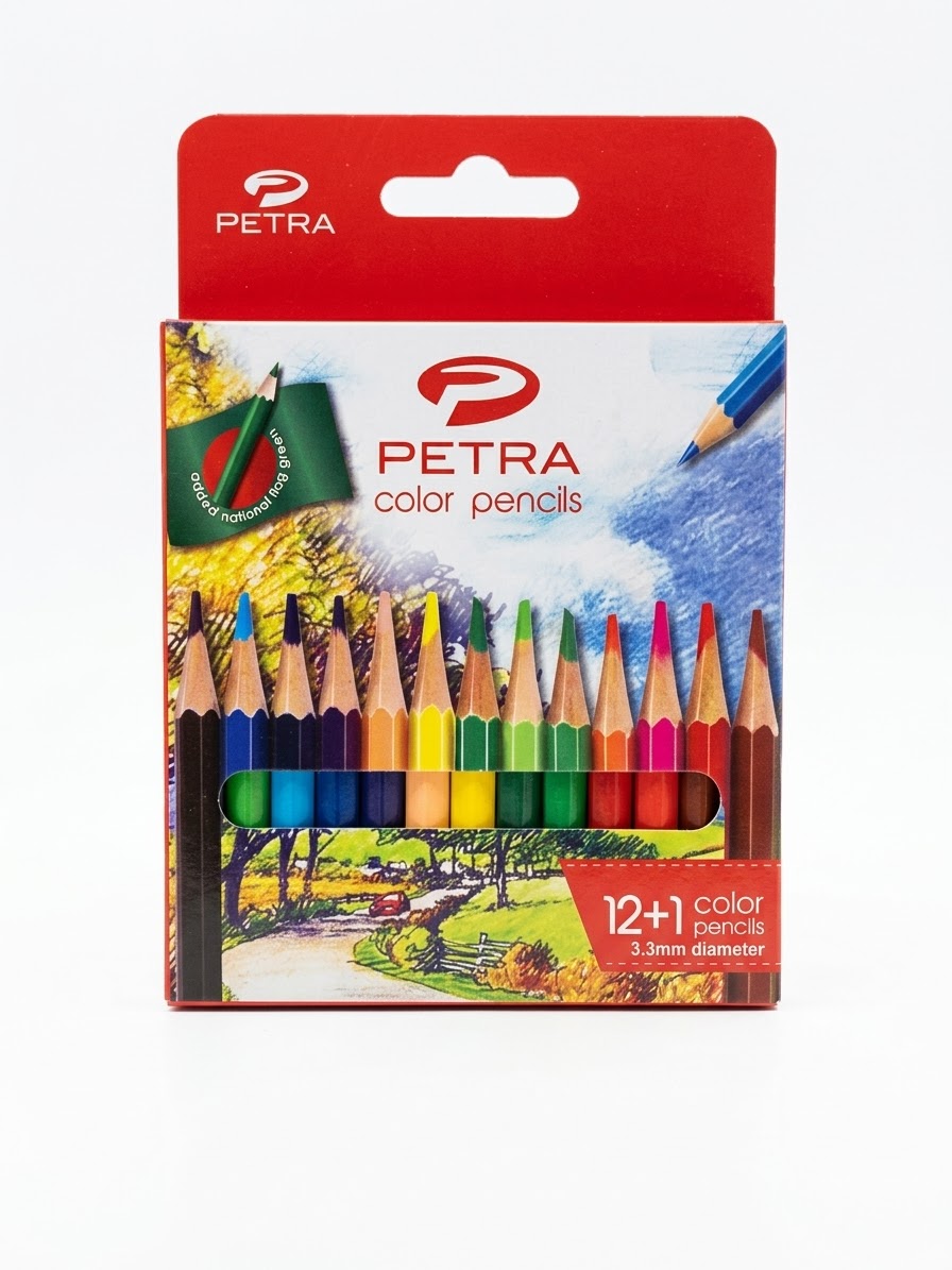 Petra Classic Color Pencil Half Length 13 Pcs - PCCPH0013