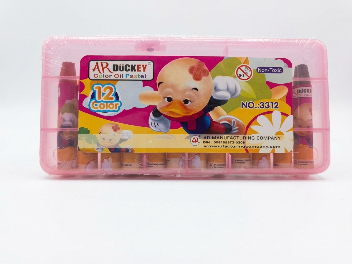 Oil Pastels Color Box - 12 Pcs